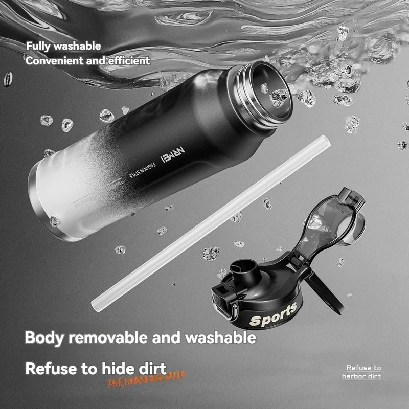 1.5L Insulated Water Bottle Stainless Steel Cold Hot Insulated Cup Vacuum Thermos Bottle Double Wall Flasks