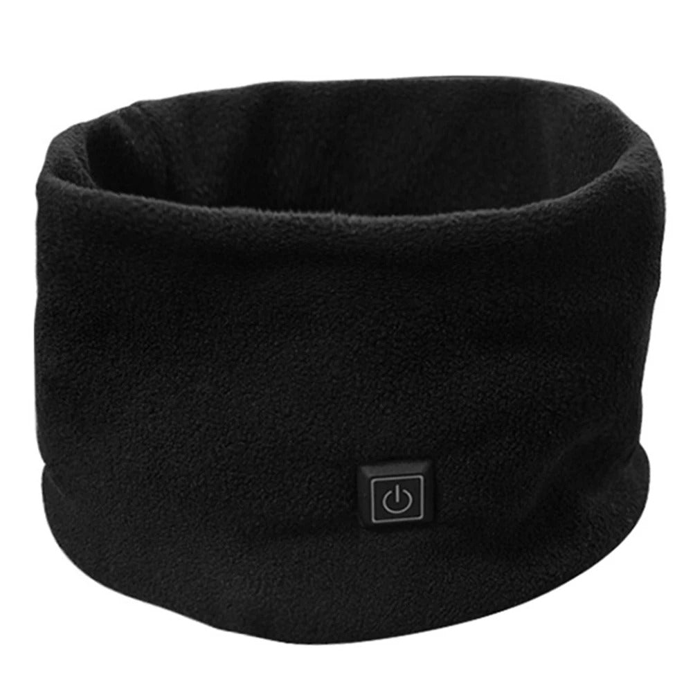 Unisex Electric Heating Scarf Windproof Heating Neck Cover Rechargeable 3 Speed Heating for Cycling Skiing Camping